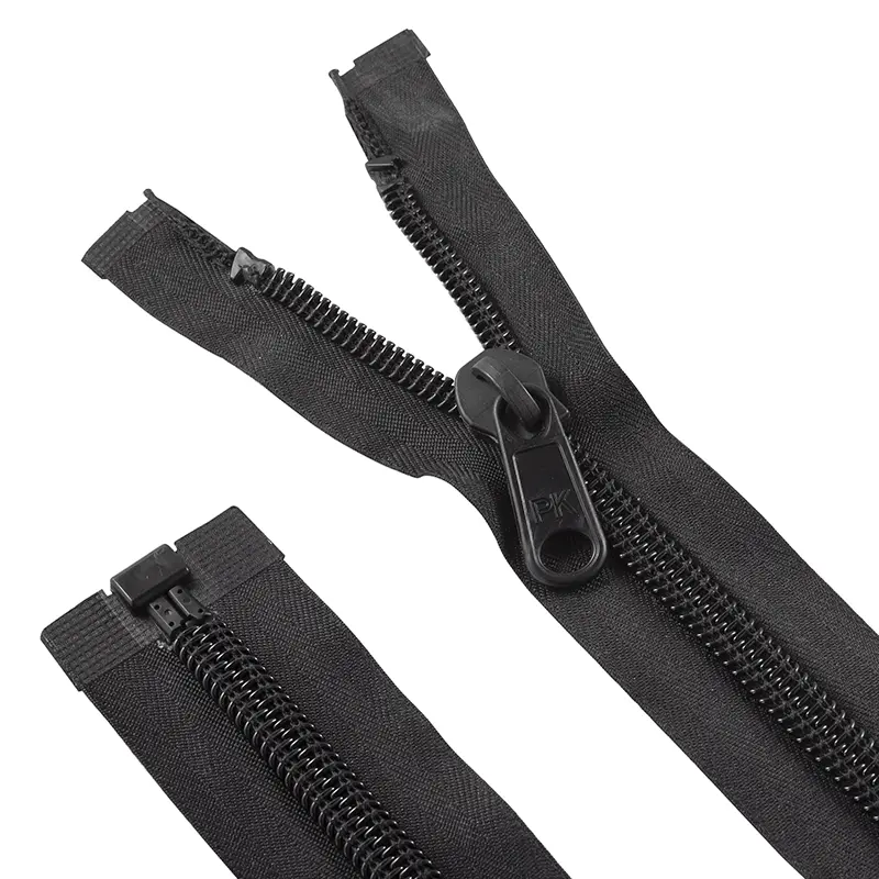 Coil zipper